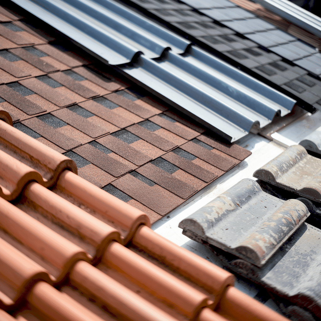 Metal, tile, and shingle roofing materials compared for fire resistance